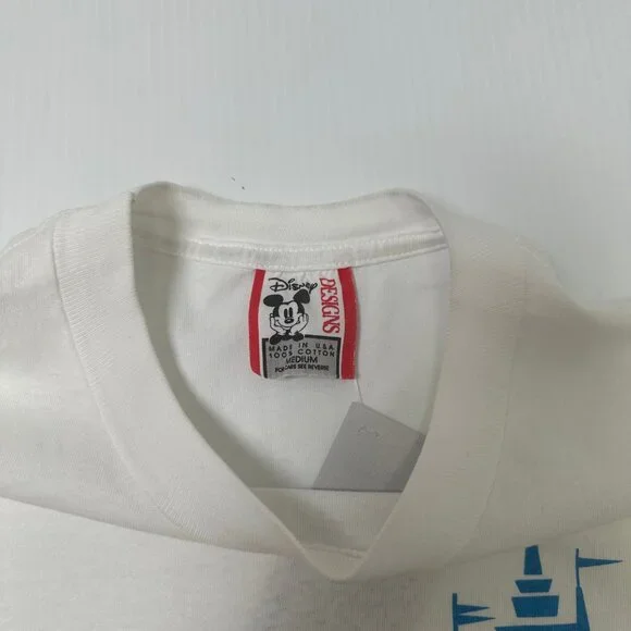 90s Walt Disney World Mickey Mouse Graphic Tee M - Picture 3 of 3